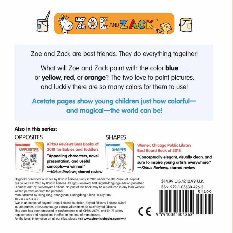 Zoe and Zack - Colors (Hardback) - 買書書 BuyBookBook