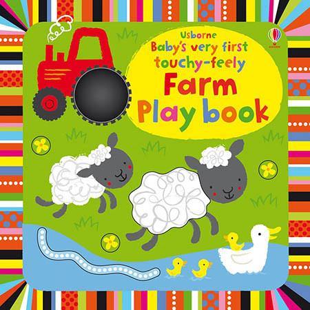 Baby's Very First Touchy-Feely Farm Play book Usborne