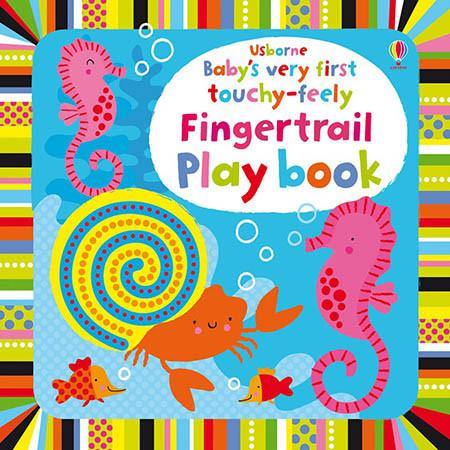 Baby's Very First Touchy-Feely Fingertrail Play book Usborne