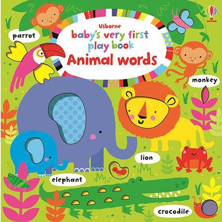 Baby's Very First Play book Animal Words Usborne