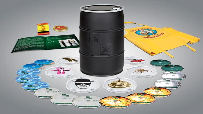Breaking Bad: The Complete Series Barrel Blu-ray (Region A, 2014) - 買書書 BuyBookBook