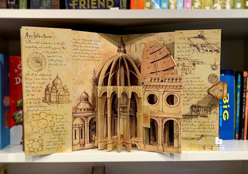 Inventions: Pop-up Models of Leonardo da Vinci (Hardback) - 買書書 BuyBookBook