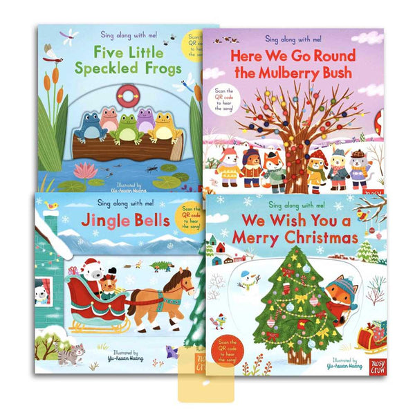 Sing Along With Me! Christmas Plus Bundle (Board book with QR Code)(Nosy Crow)-Nonfiction: 學前基礎 Preschool Basics-買書書 BuyBookBook
